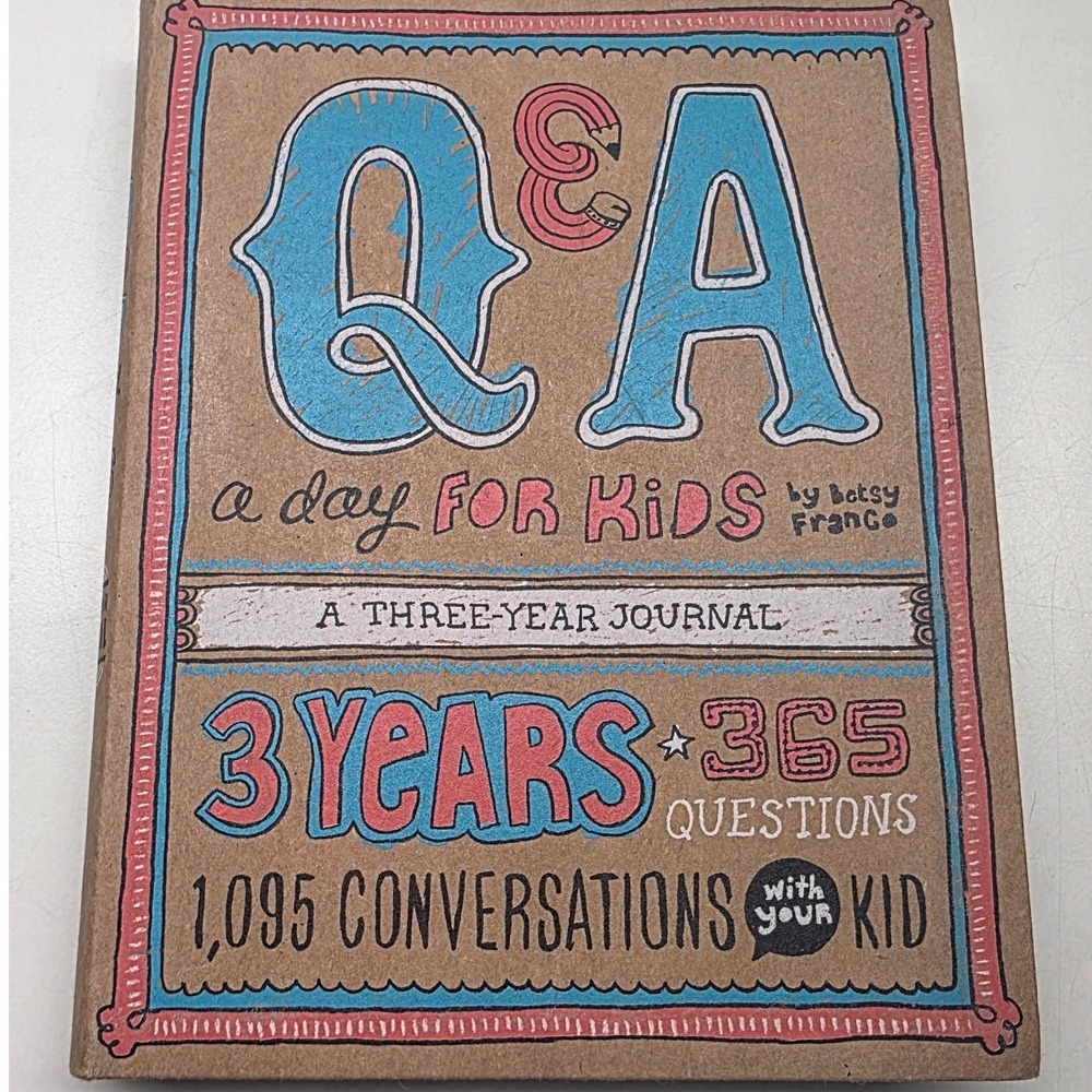 Q&A a‎ Day for Kids Three Year Journal Betsy Franco Potter Style Hardcover Diary